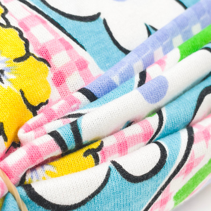2 Yards Funky Picnic Cotton Fabric