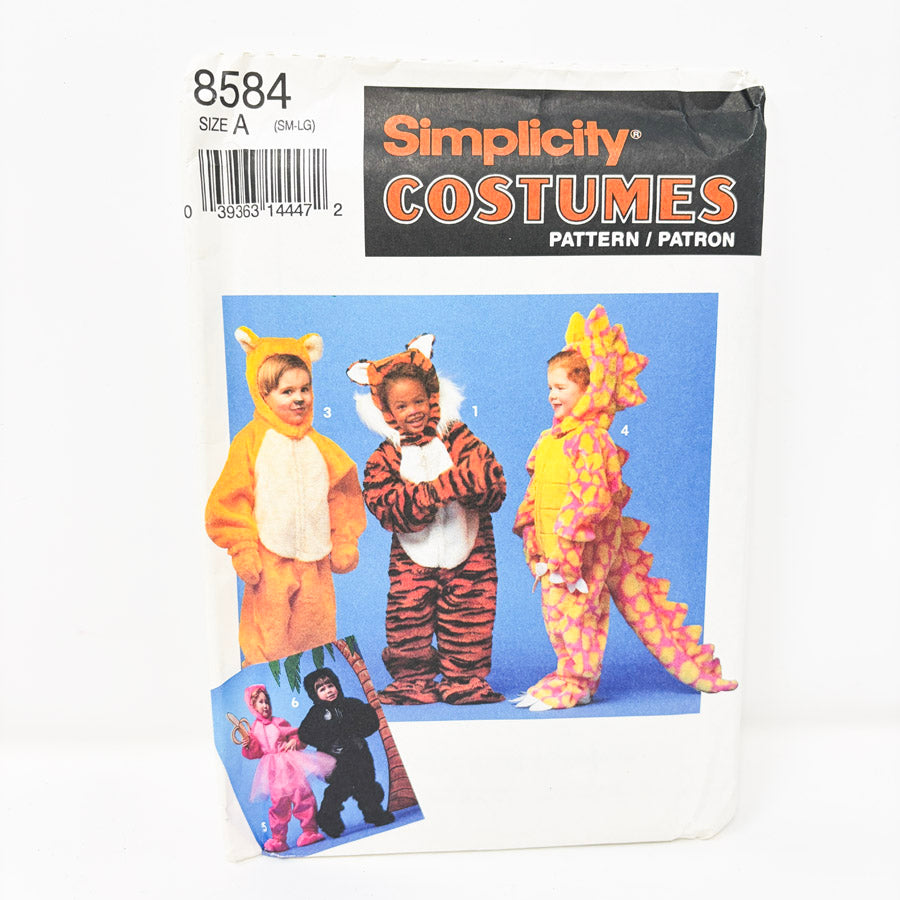 Simplicity Kids Sewing Pattern 8584 – Costumes - Size S-L