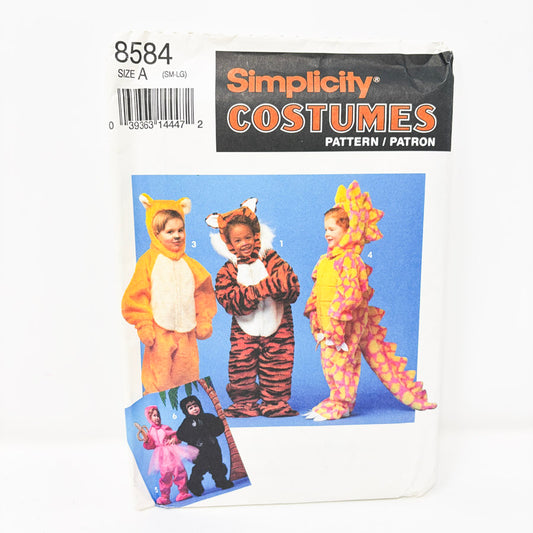 Simplicity Kids Sewing Pattern 8584 – Costumes - Size S-L