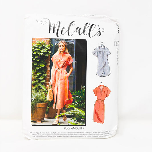 2020 McCall's Sewing Pattern M8030 - Dress - Size XS-XL