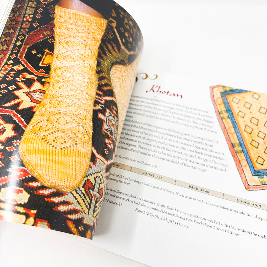 Silk Road Socks Book by Hunter Hammersen