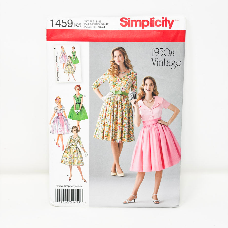 2014 Simplicity Sewing Pattern 1459 - Dress - Size 8-16