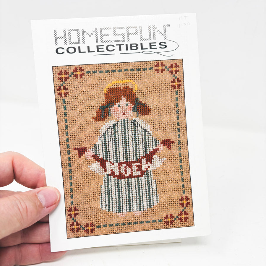 Homespun Collectibles Holiday Cross Stitch Pattern Half Cards