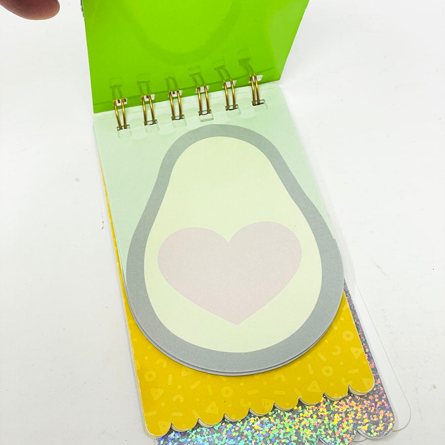 Plush Avocado Notebook