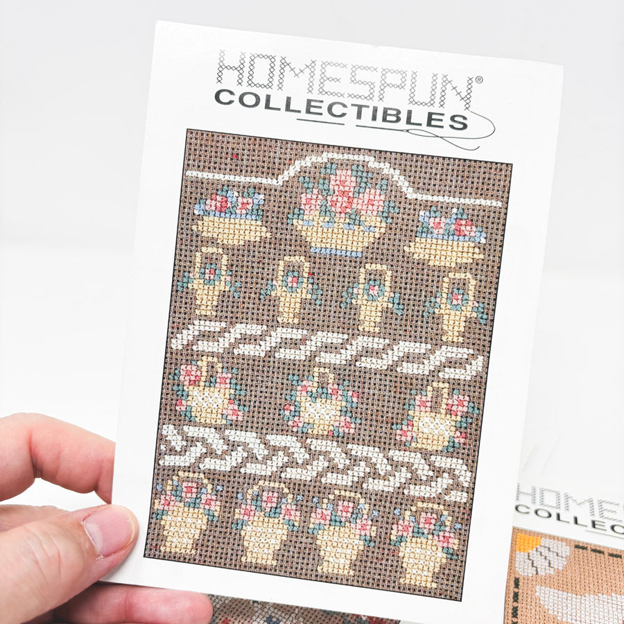 Homespun Collectibles Seasonal Cross Stitch Pattern Half Cards