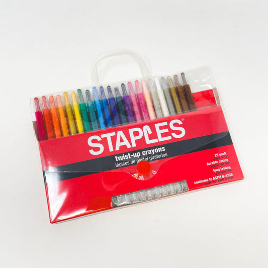 Staples Twist Up Crayons Pack (Partial)