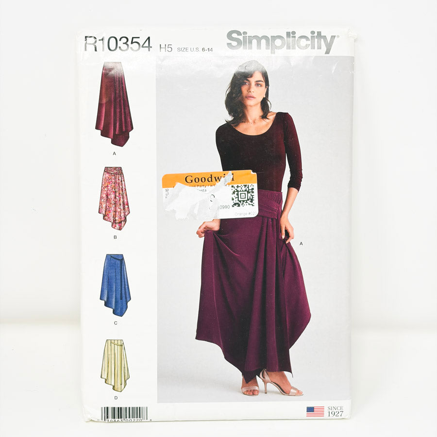 2019 Simplicity Sewing Pattern R10354 - Skirt - Size 6-14