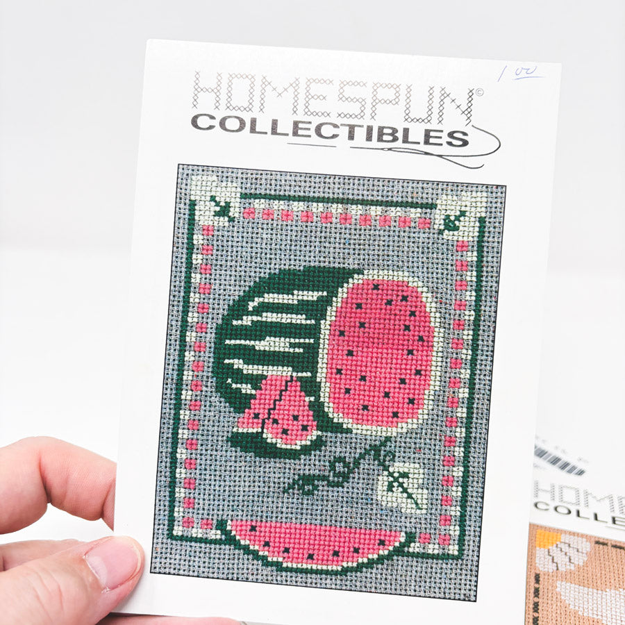 Homespun Collectibles Seasonal Cross Stitch Pattern Half Cards