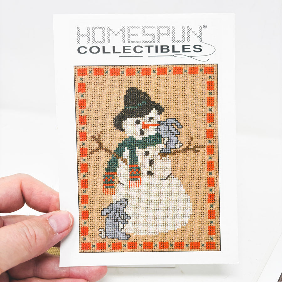 Homespun Collectibles Fall Cross Stitch Pattern Half Cards
