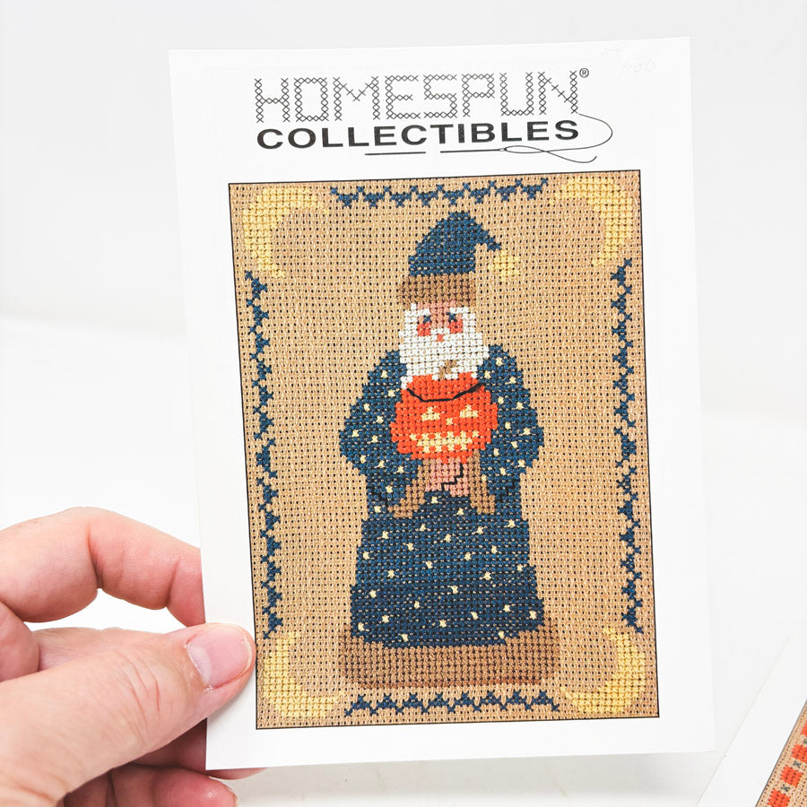 Homespun Collectibles Fall Cross Stitch Pattern Half Cards