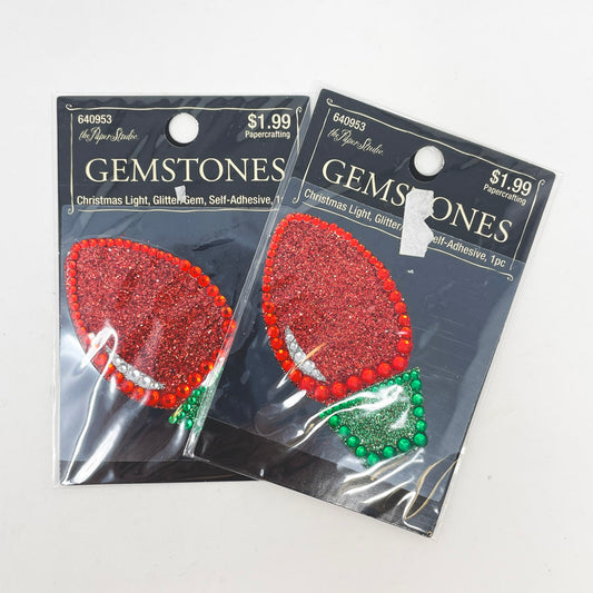 The Paper Studio Christmas Light Gemstones Stickers (1)