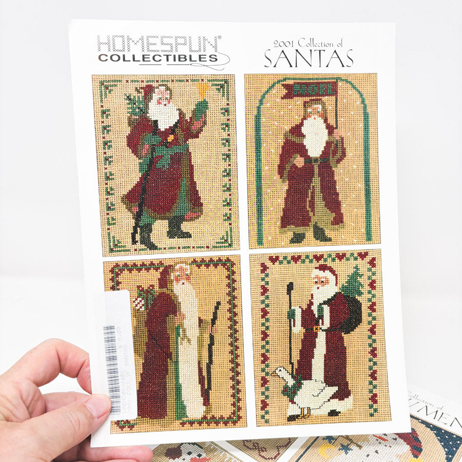 Homespun Collectibles Cross Stitch Pattern Full Cards
