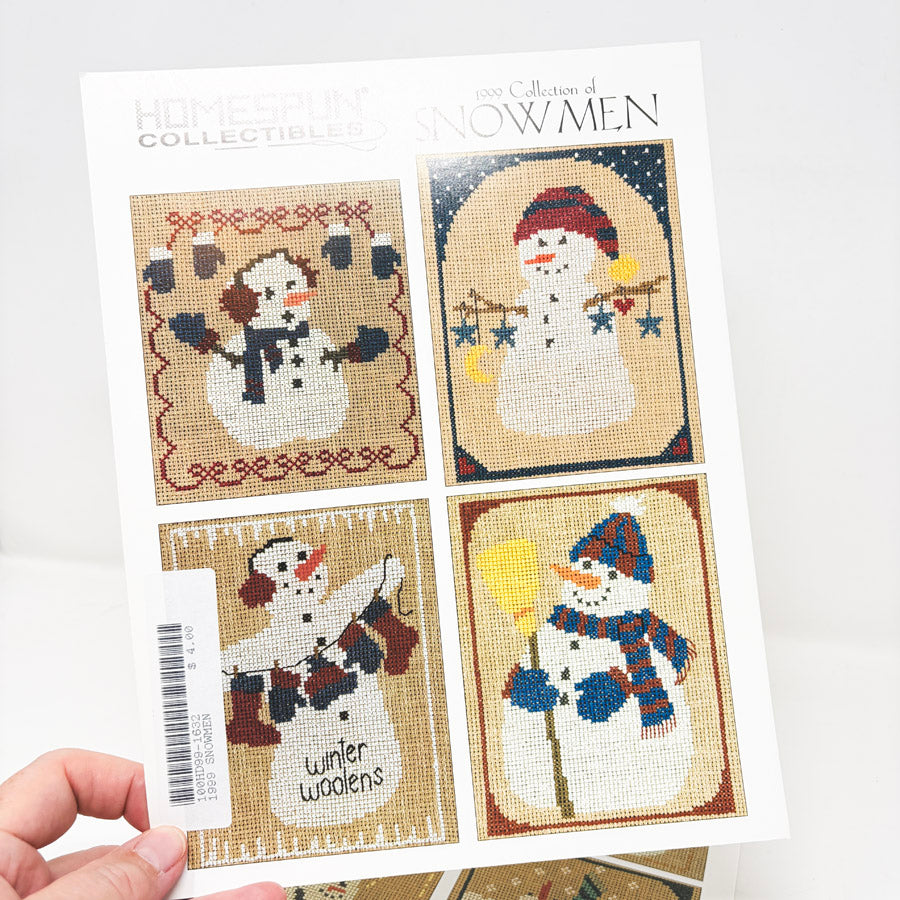 Homespun Collectibles Cross Stitch Pattern Full Cards