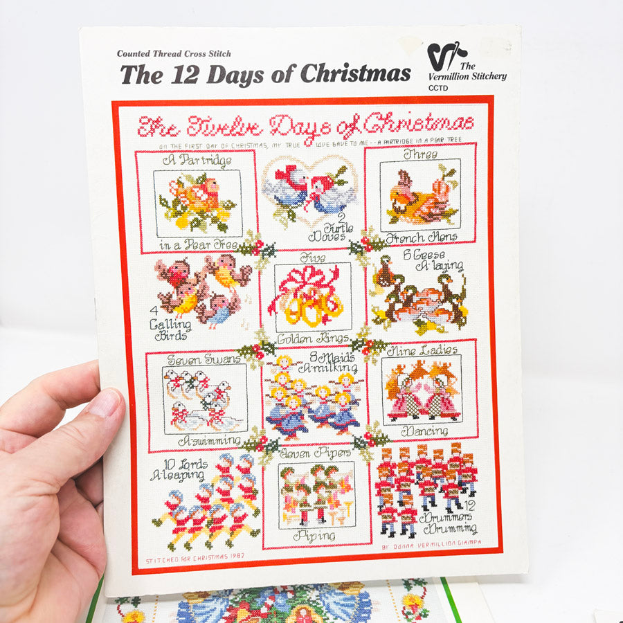 Vintage Vermillion Stitchery Christmas Cross Stitch Patterns