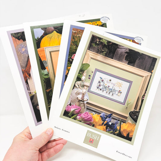 Shepherd's Bush Cross Stitch Pattern - Garden Seasons