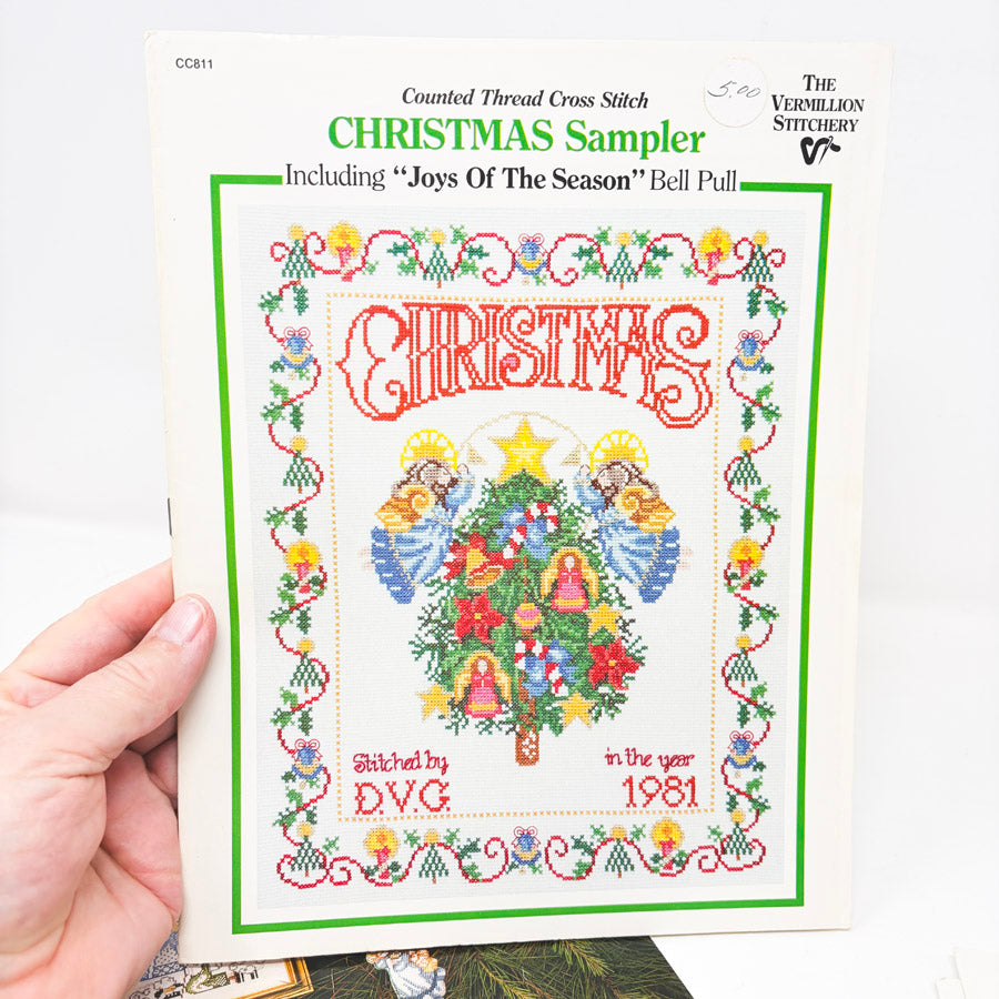 Vintage Vermillion Stitchery Christmas Cross Stitch Patterns