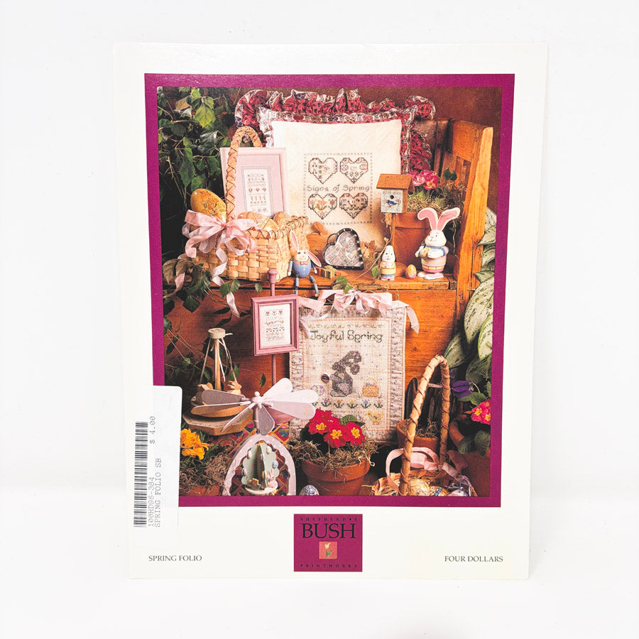 Spring Folio – Shepherd's Bush Cross Stitch Pattern - 1996