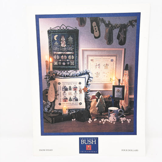 Snow Folio – Shepherd's Bush Cross Stitch Pattern - 1995