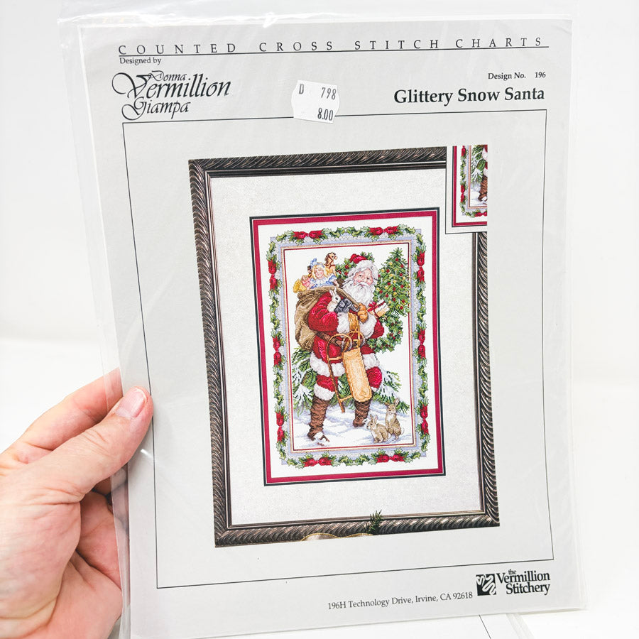 Vintage Bagged Vermillion Stitchery Christmas Cross Stitch Patterns