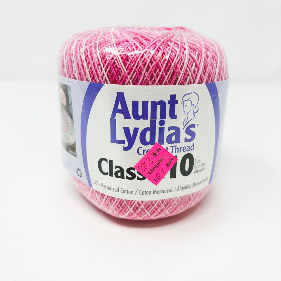 Aunt Lydia's Shaded Pinks Crochet Thread
