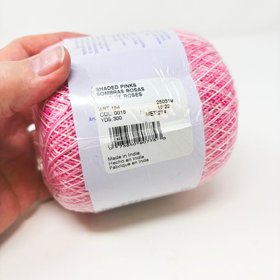 Aunt Lydia's Shaded Pinks Crochet Thread