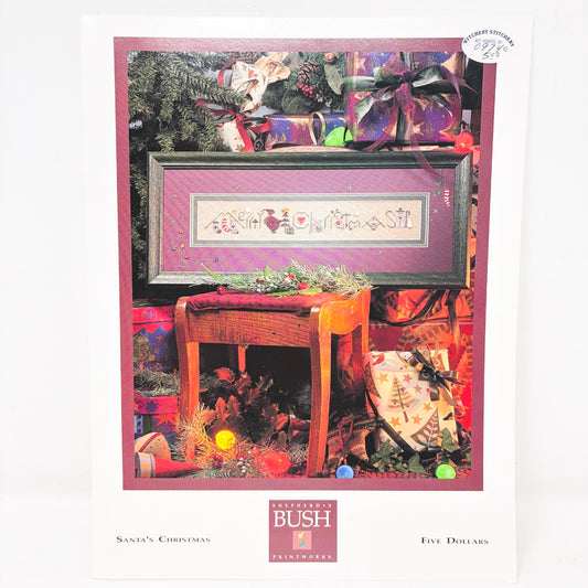 Santa's Christmas – Shepherd's Bush Cross Stitch Pattern - 2002