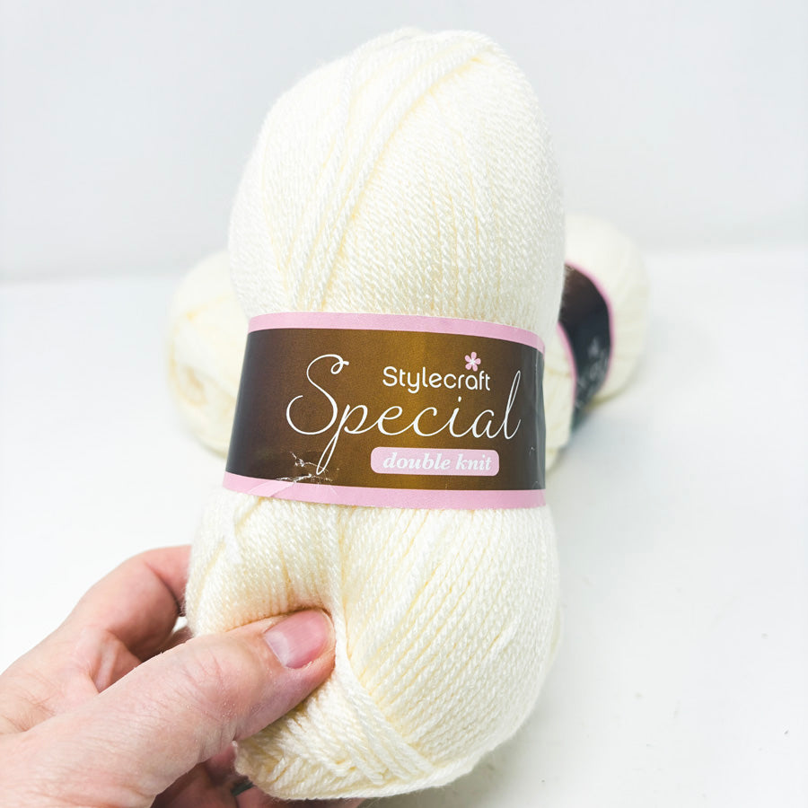 Stylecraft Special Double Knit Acrylic Yarn - Cream (1)