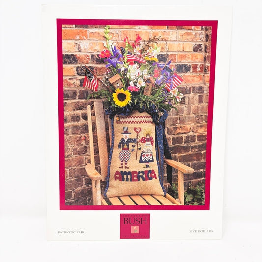 Patriotic Pair – Shepherd's Bush Cross Stitch Pattern - 1997