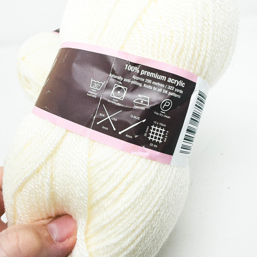 Stylecraft Special Double Knit Acrylic Yarn - Cream (1)
