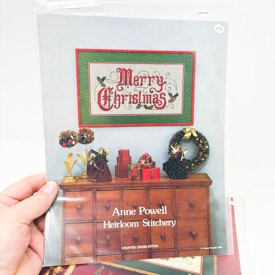 Vintage Anne Powell Christmas Cross Stitch Patterns