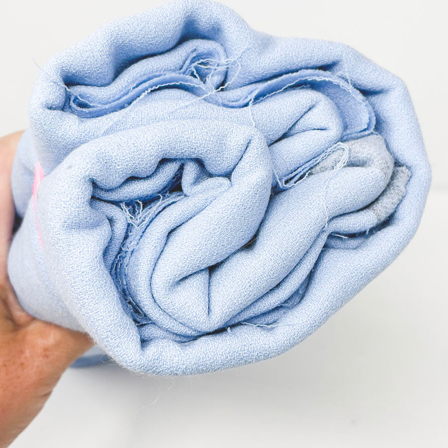 58" x 105" - Lt. Blue Poly Blend