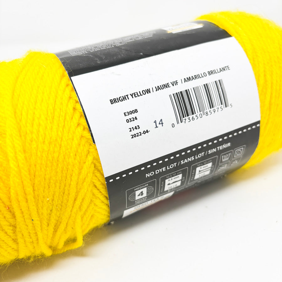 Red Heart Super Saver Acrylic Yarn - Bright Yellow