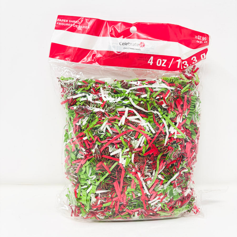 Paper Shred Red Green White