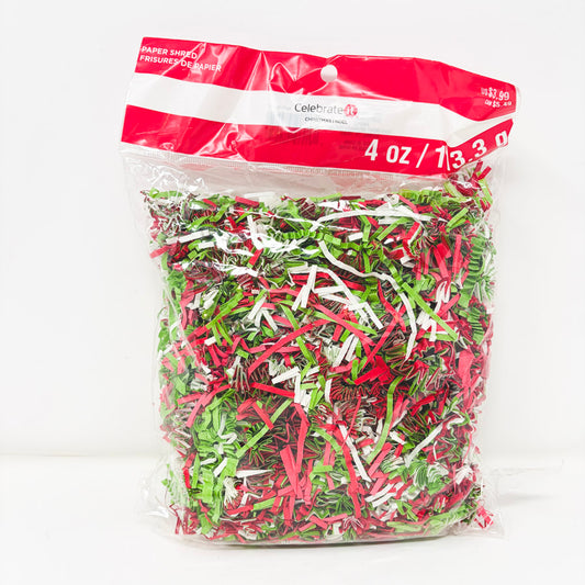 Paper Shred Red Green White