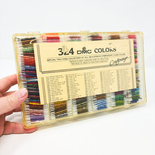 Vintage Craftways 324 Color DMC Collection in Box