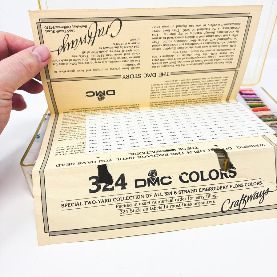 Vintage Craftways 324 Color DMC Collection in Box – Hello Art Hatchery
