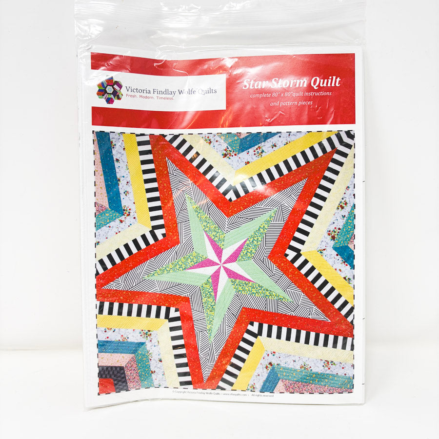 Star Storm Quilt Pattern by Victoria Findlay Wolfe Quilts