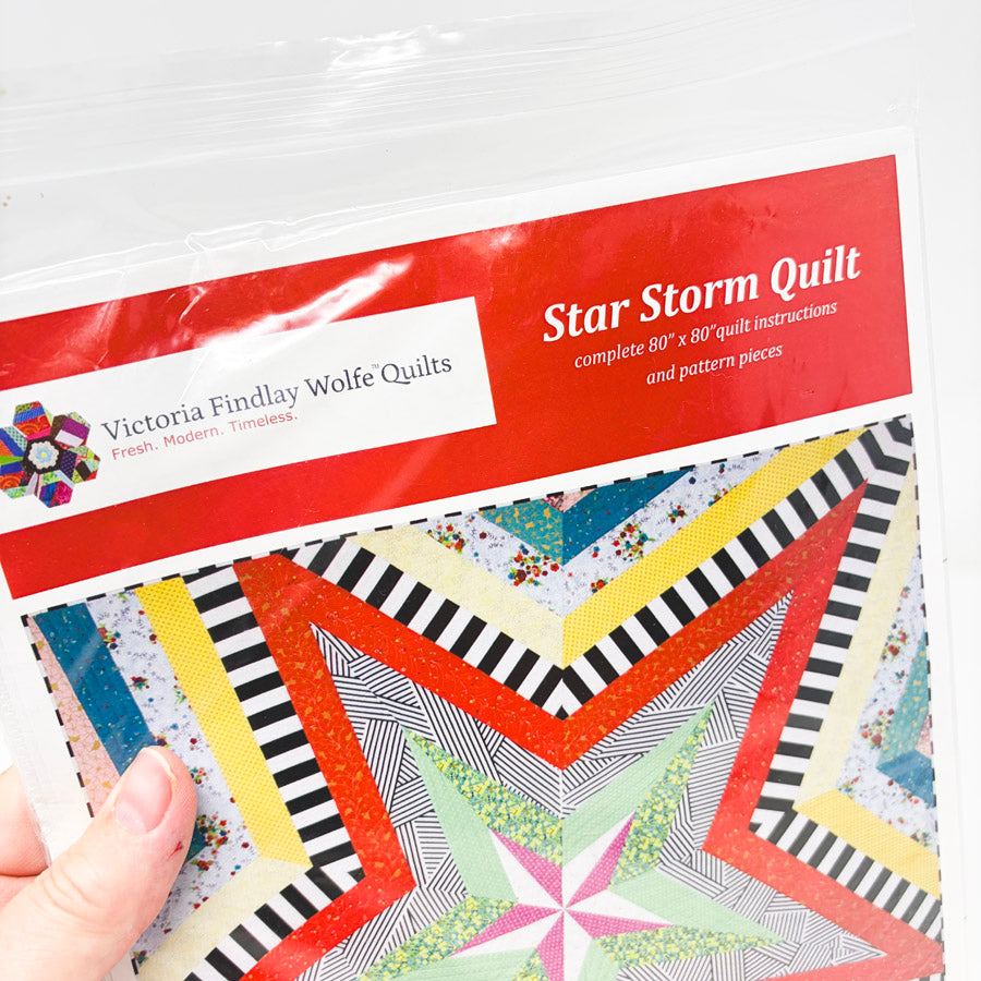 Star Storm Quilt Pattern by Victoria Findlay Wolfe Quilts