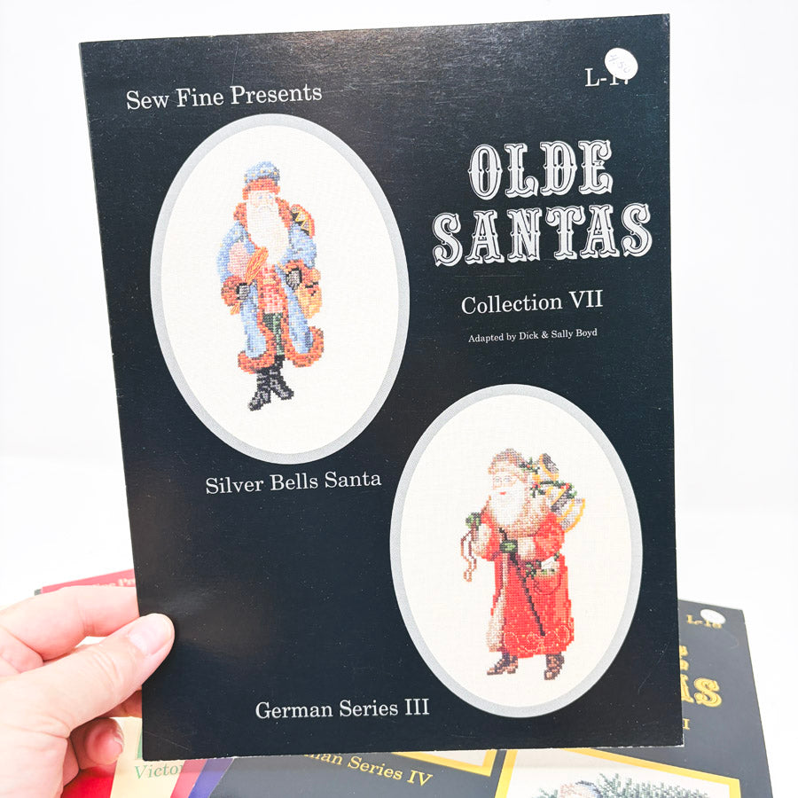 Vintage Sew Fine Olde Santas Cross Stitch Patterns