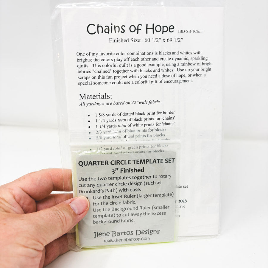 Chains of Hope Quilt Pattern & Tool by Ilene Bartos Designs