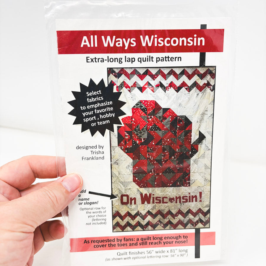All Ways Wisconsin Quilt Pattern by Trisha Frankland