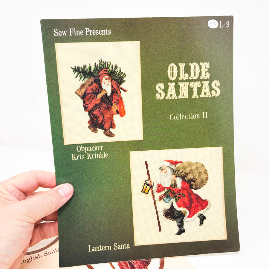 Vintage Sew Fine Olde Santas Cross Stitch Patterns