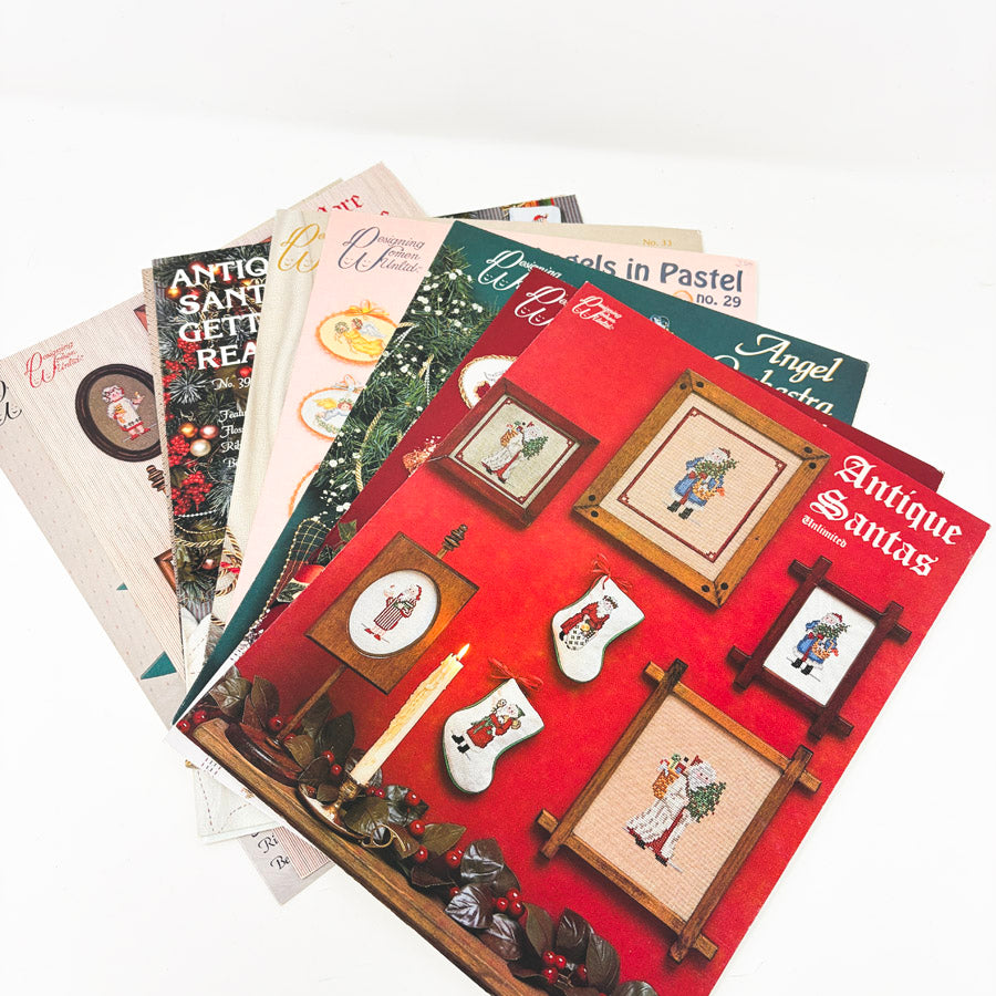 Vintage Designing Women Unlimited Christmas Cross Stitch Patterns