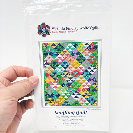 Shuffling Quilt Pattern by Victoria Findlay Wolfe Quilts