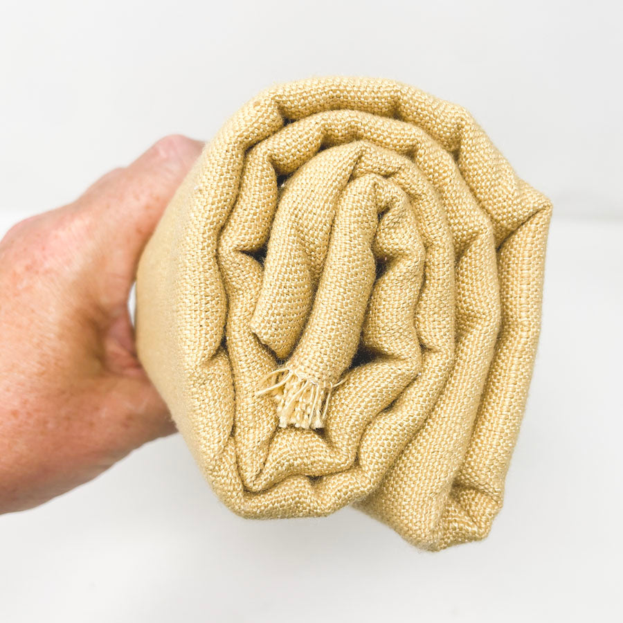 58" x 58" - Tan Poly Textured Duckcloth