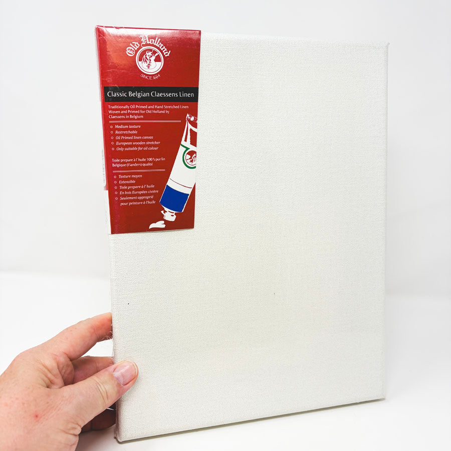 Old Holland Claessens Oil Primed Belgian Linen Canvas - 9" x 12"
