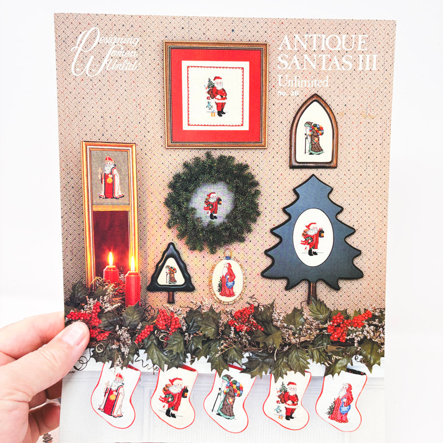 Vintage Designing Women Unlimited Christmas Cross Stitch Patterns