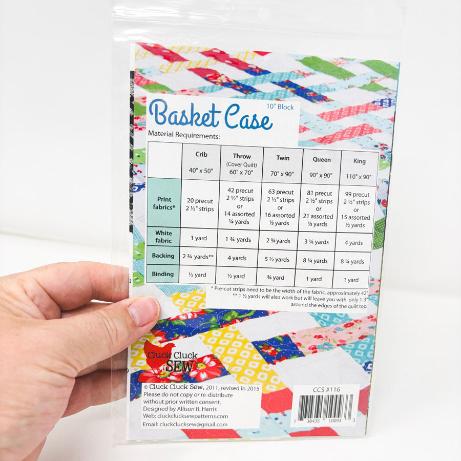 Basket Case Quilt Pattern by Cluck Cluck Sew