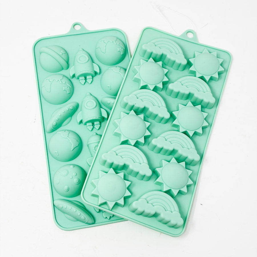Melted Crayon Art: 1 pc Playful Silicone Mold