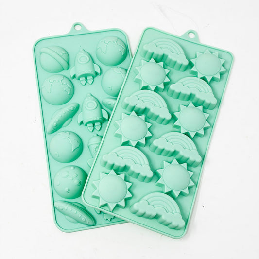 Melted Crayon Art: 1 pc Playful Silicone Mold